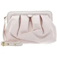 Coccinelle Leren Schoudertas Diletta Mini Bag Creamy Pink Roze