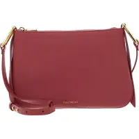 Coccinelle Leren Schoudertas Magie Mini Bag Pot Lichtrood