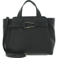 Coccinelle Leren Schoudertas Malory Handbag Grained Leather Alga Donkergroen