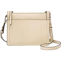 Fossil Leren schoudertas Taryn Crossbody Bag Bone crème