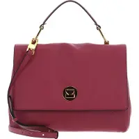 Coccinelle Leren Handtas Schoudertas Liya Handbag Rosewood / Brandy (rood)paars