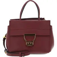 Coccinelle Leren Handtas Schoudertas Arlettis Handbag Brandy Bruine