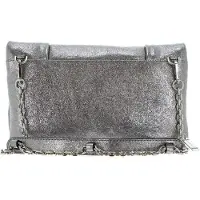 Gianni chiarini Schoudertas Koppeling Glenda Crossbody Bag Dark Silver Zilverkleurig