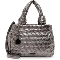 Tamaris Schoudertas Caren Shopper Darksilver Zilverkleurig