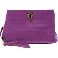 Coccinelle Leren Schoudertas Avondtas Beat Clu. Cro. S Handbag Dahlia Paars