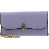 Coccinelle Leren Portemonnee Magie Mini Bag Wallet Grained Leather Lavender Paars