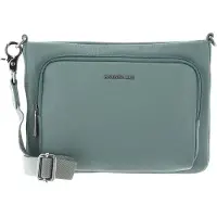Mandarina Duck Leren Schoudertas Mellow Leather Crossover Bag Iceberg Green Mintgroen