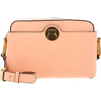 Coccinelle Leren Schoudertas Liya Handbag Grained Leather Sunrise / Cuir Abrikoos