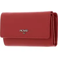 PICARD Leren Portemonnee Bingo Flap Wallet Melon Koraalrood