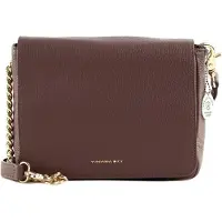 Mandarina Duck Leren Schoudertas Mellow Leather Hunting Bag Balsamic Mauve