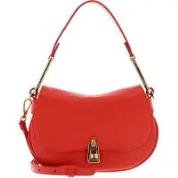 Coccinelle Leren Schoudertas Magie Soft Shoulderbag Grained Leather Gazpacho Oranje