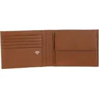 Mandarina Duck Leren Portemonnee Mellow Urban Wallet Indian Tan Bruine