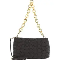 Coccinelle Leren Schoudertas Avondtas Ophelie Matelasse Handbag Bark Grijs