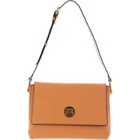 Coccinelle Leren Schoudertas Liya Shoulderbag Apricot / New Pink Oranje