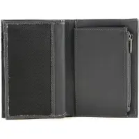 Mandarina Duck Leren Portemonnee Downtown Bifold Wallet Iron Gate Donkergrijs