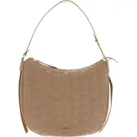 Coccinelle Leren Schoudertas Priscilla Matel Handbag Matelasse Napa Leather Toasted Beige