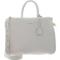 Coccinelle Leren Handtas Schoudertas Blue Handbag Coconut Milk Crème