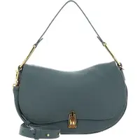 Coccinelle Leren Schoudertas Magie Soft Handbag Grained Leather Kale Green Groen