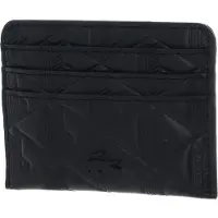 Lacoste Leren Kaarthouder Maheki Credit Card Holder Noir Zwart