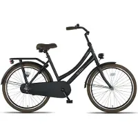 Altec Roma - Meisjesfiets - Kinderfiets - Omafiets - Terugtraprem - 24 inch - Mat Zwart