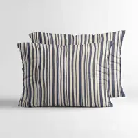 Sleeptime Lazy Kussensloop Stripy - Katoen - 2st. 60x70 cm