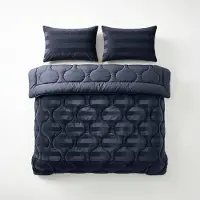 Sleeptime Lazy dekbed zonder overtrek Hotel Velvet excl. kussensloop - Navy - 200x200