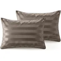Sleeptime Lazy kussenslopen Hotel Velvet - Taupe - Per 2 stuks