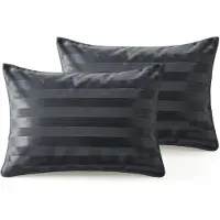 Sleeptime Lazy kussenslopen Hotel Velvet - Antraciet - Per 2 stuks