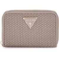 GUESS Portemonnee Phaedra SLG Medium Zip Around Wallet Dark Taupe