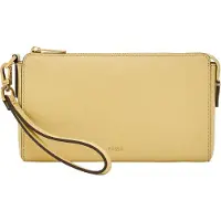 Fossil Polstas Utensil zak Gift Wristlet Daze Lichtgeel