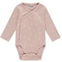 Babyface romper roze Jongens/Meisjes Stretchkatoen V-hals All over print - maat 56