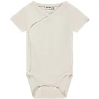 Babyface romper ajour beige Jongens/Meisjes Katoen V-hals Effen - maat 74