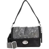 Caterina Lucchi Schoudertas Avondtas Los Angeles Clotilde Shoulder Bag Nero Zwart
