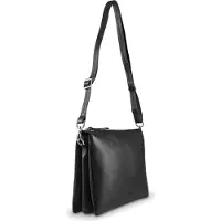 Jost Leren Schoudertas Arva Crossbody Bag Black Zwart