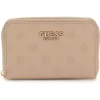 GUESS portemonnee Phoebe SLG Medium Zip Around Wallet Simply Taupe Logo