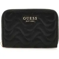 GUESS Portemonnee Melisandra SLG Medium Zip Around Wallet Black Zwart