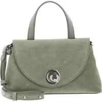 Coccinelle Leren handtas schoudertas Nikla Suede Bim Handbag Warm Taupe
