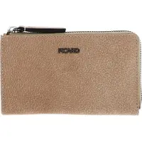 PICARD Leer portemonnee Lesotho 1 Zip Wallet Cookie beige