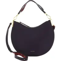 Coccinelle Leren schoudertas Sunup Handbag Double Grainy Leather Prune / Ribes donkerpaars