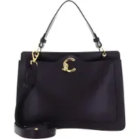Coccinelle Leren schoudertas handtas C-Me Calf Handbag Prune donkerpaars
