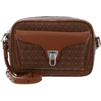 Coccinelle schoudertas Beat Coat. Monogram Crossbody Bag Multi Cognac / Cognac bruine