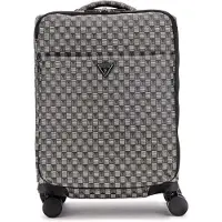 GUESS trolley Follie 18 In 8-Wheeler Black Logo zwart 52cm