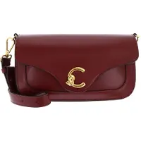 Coccinelle Leren schoudertas C-Me Calf Shoulder Bag Ribes (rood)paars