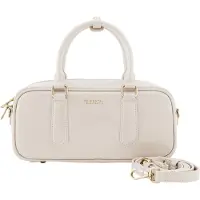 Seidenfelt Manufaktur handtas schoudertas Arvaja Bowling Bag Beige crème