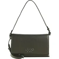 Liu Jo schoudertas Caliwen ECS Crossbody Bag East / West Anthracite Metallic antraciet