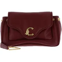 Coccinelle Leren schoudertas C-Me Fluffy Crossbody Bag Ribes / Ribes (rood)paars
