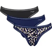 Sloggi String 'Go Crush' sand / nachtblauw / zwart