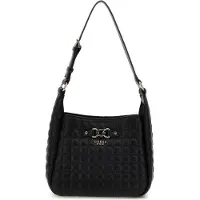 GUESS schoudertas Nadira Hobo Bag Black zwart