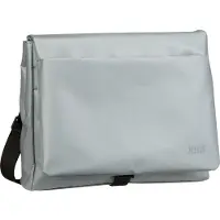 JOST Bags schoudertas business tas Tolja Messenger Bag Light Grey Lichtgrijs