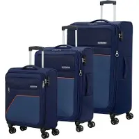American Tourister trolley Sky Surfer 3 PC Set A Dark Navy donkerblauw 81cm